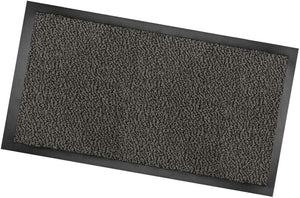 Zerbino Asciugapassi Antiscivolo 40x70 cm Tessitura Morbida Retro Gommato Antracite