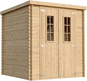 TIMBELA M309C Casetta da Giardino in Legno - A200x204x204cm/3.53 m2