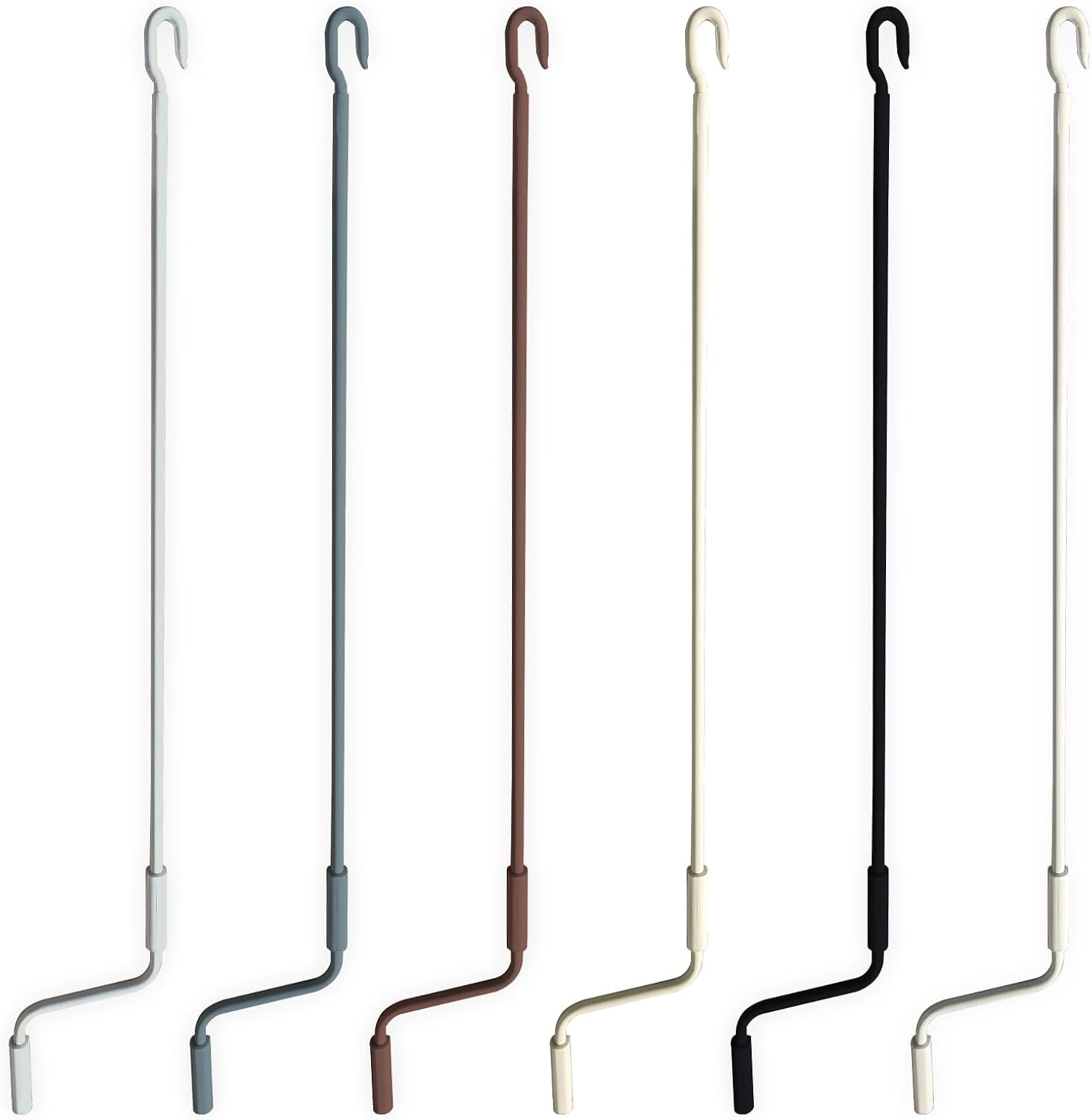 Asta Di Manovra Per Tenda Da Sole Varie Misure, Bastone Universale Per Tende (AVORIO 2,2 METRI)