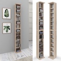Vicco Scaffale porta cd, Sonoma, 21 x 183.6 cm Set di 2