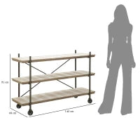 Mobile con Ripiani Industry Cm 140X48X91