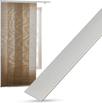 Peso Piatto in Alluminio Bianco per Tende - Lunghezza barra 120cm, 3cm Largo, 3mm Spessore - Profilo per Binari, Strip LED, Teloni PVC