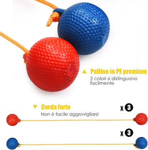 Ladder Ball Gioco Golf Toss, Gioco per Interno ed Esterno con 6 Palline e Borsa per Il Trasporto, Segnapunti Incorporato