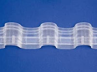 Fettuccia EFFETTO ONDA FET0-79 - Fascia Per Tende Trasparente - Nastro SELF PLEAT TRASPARENTE vendita al metro lineare