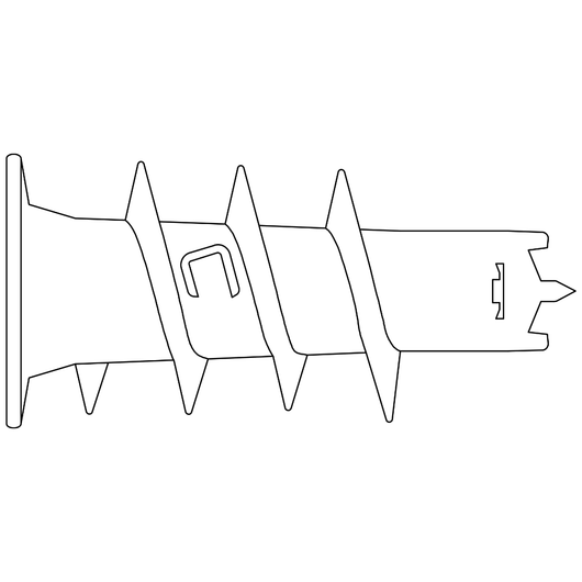 Tassello autoforante wgs 14,5x33 per cartongesso e isolamento pezzi 200