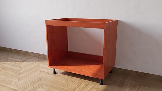 Base da lavello d appoggio con Le Seguenti Misure l=80 cm p=55 cm h=72 cm Colore Ciliegio con spedizione in Kit Senza Ante