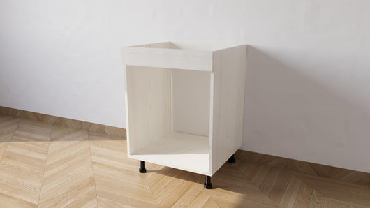 Mobile Base forno il legno L 60 x H 72 x P 55,5 cm in kit colore Larice Bianco