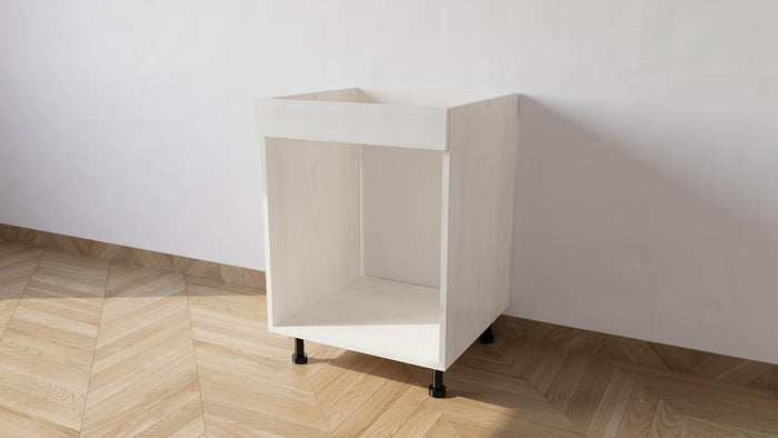 Mobile Base forno il legno L 60 x H 72 x P 55,5 cm in kit colore Larice Bianco