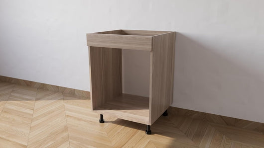 Mobile Base forno il legno L 60 x H 72 x P 55,5 cm in kit colore Olmo