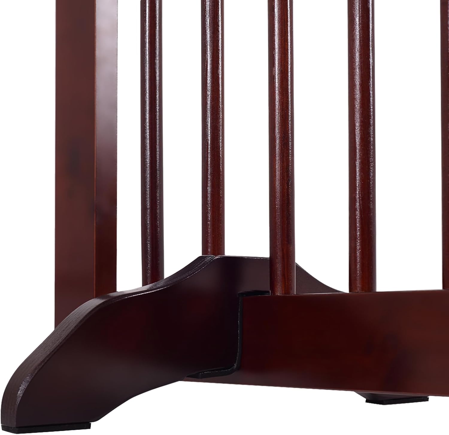 Cancelletto di Sicurezza Barriera Protettiva per Cani Animali Domestici Bambini, Pieghevole, in Legno di Pino, 3/4 pezzi (Piede Adatto)