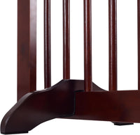 Cancelletto di Sicurezza Barriera Protettiva per Cani Animali Domestici Bambini, Pieghevole, in Legno di Pino, 3/4 pezzi (Piede Adatto)