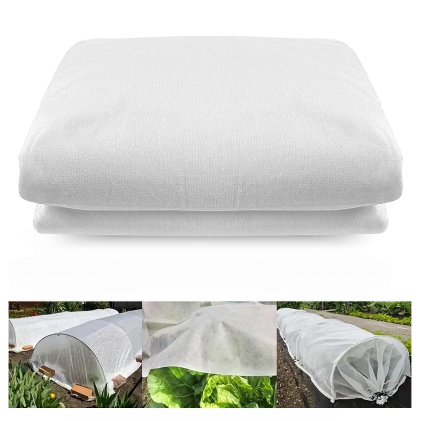 Tessuto Ortoclima Telo per Coprire Le Piante in Tessuto Non Tessuto 30 g/m2, Copripiante da Gelo 2x5 m