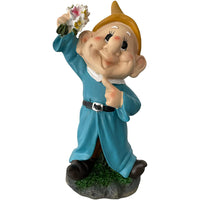 SET DA GIARDINO ESTERNO 8pz POLIRESINA BIANCANEVE H. 44cm CON 7 NANI H. 28cm 6130640