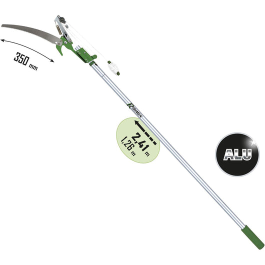 SEGA TAGLIARAMI SVETTATOIO TRONCARAMI ASTA MANICO TELESCOPICO 2,41m RIBIMEX