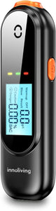 Innoliving Alcool Tester INN-991 Portatile e Preciso, Display Digitale, Rilevazione Rapida del Tasso Alcolico, Sensore Avanzato, per Uso Personale con USB-c