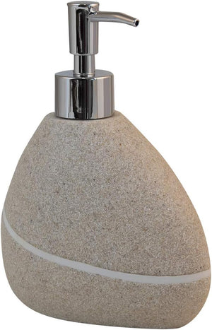 Labor Dispenser Sapone Liquido in Poliresina Effetto Pietra – Serie Sand