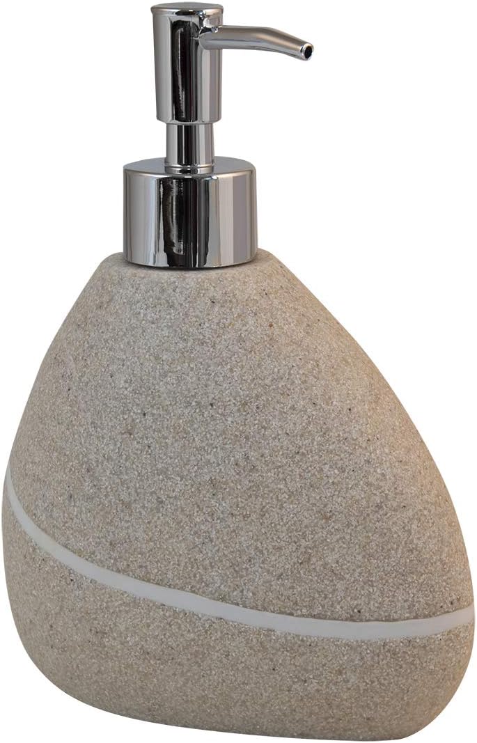Labor Dispenser Sapone Liquido in Poliresina Effetto Pietra – Serie Sand