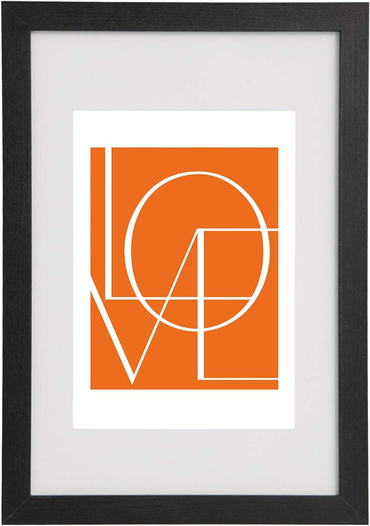 Cornice per Foto 15x20 cm da Parete e Tavolo, Montaggio Verticale o Orizzontale, Cornice per Poster con Cornice in Legno e Pannello in Plastica, Nero