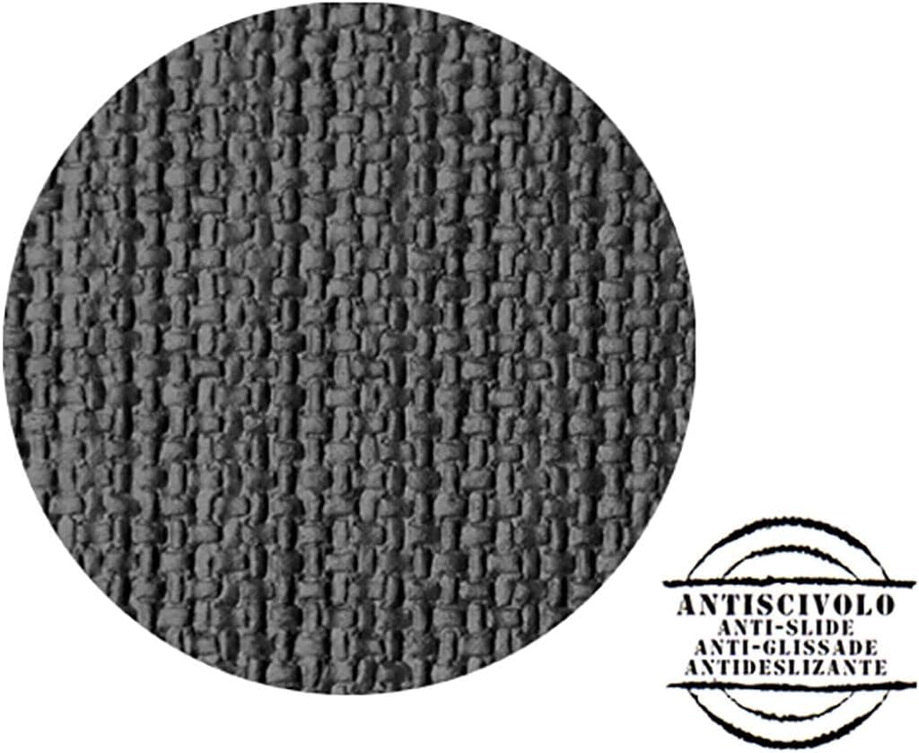 Tappeto Cucina 57x230 cm Tessitura Piatta Antiscivolo Multiuso Corsia Corridoio Made In Italy Marrone