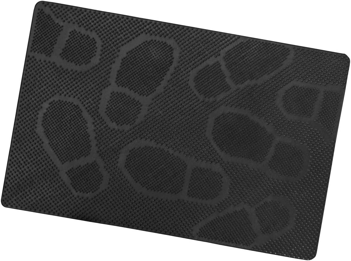 Zerbino Gomma Ingresso Raschiafango Dentato Robusto Antiscivolo 40x60 Cm Made In Italy