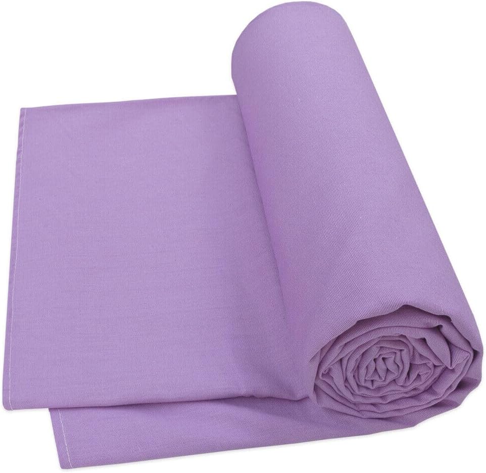 Telo Arredo Cotone 170X280 cm Copridivano Granfoulard Copriletto Tessuto Multiuso Viola