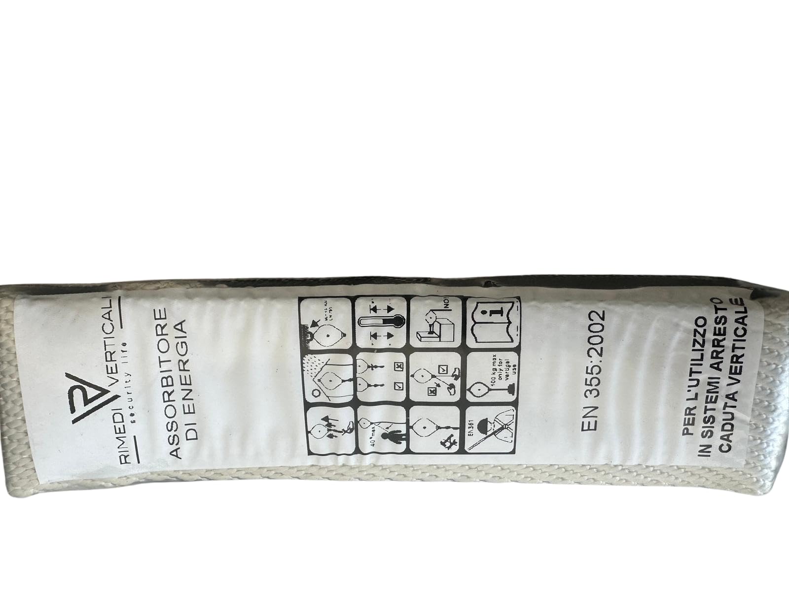 Anticaduta Retrattile con Cavo in Acciaio 2,5 m, Include 2 Moschettoni Acciaio, Dispositivi di Sicurezza per Lavoro in Quota