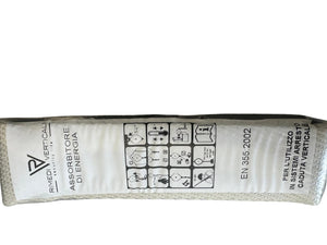 Anticaduta Retrattile con Cavo in Acciaio 2,5 m, Include 2 Moschettoni Acciaio, Dispositivi di Sicurezza per Lavoro in Quota