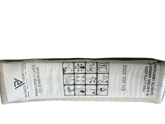 Anticaduta Retrattile con Cavo in Acciaio 2,5 m, Include 2 Moschettoni Acciaio, Dispositivi di Sicurezza per Lavoro in Quota