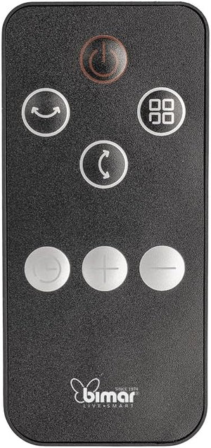 Bimar Termoventilatore Colonna HP132 PTC 2000W Telecomando Timer 24h Termostato Oscillazione