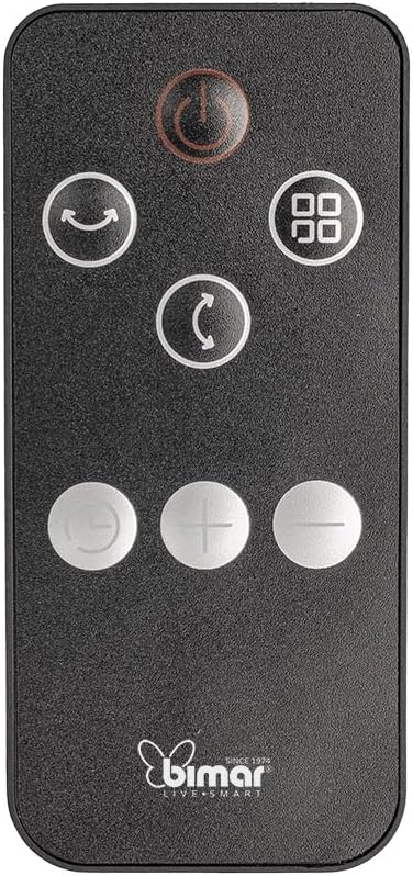 Bimar Termoventilatore Colonna HP132 PTC 2000W Telecomando Timer 24h Termostato Oscillazione