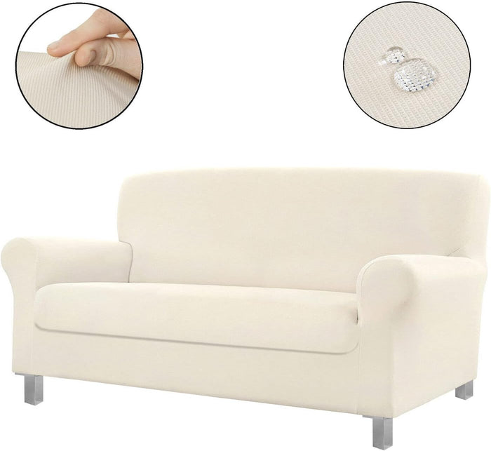 Copridivano Antimacchia 1 Posto Impermeabile Elasticizzato Fodera Salva Poltrona Grigio