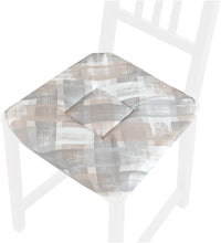 Set 6 Cuscini Sedia Cotone Con Alette Lavabili Morbidi Universali Coprisedia Shabby Chic Moderno