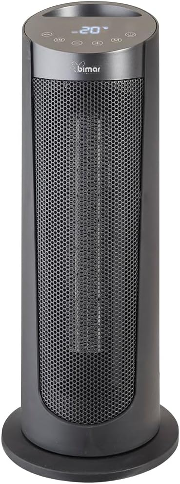 Bimar HP130 Termoventilatore a Colonna Wi-Fi e Bluetooth, Controllo Vocale Compatibile con Alexa e Google Assistant