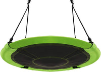 Altalena da Giardino a Nido, Altalena da Giardino per Bambini, con Telaio in Metallo, Regolabile in Altezza: 100-160 cm, Carico Fino a 150 kg (Verde)