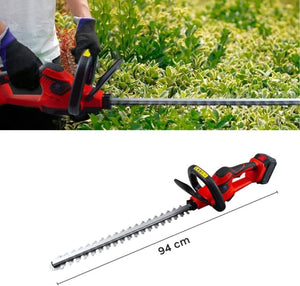 Tagliasiepi a Batteria Per Giardino, Tosasiepi Elettrico Senza Fili Con Lama  Acciaio 52Cm