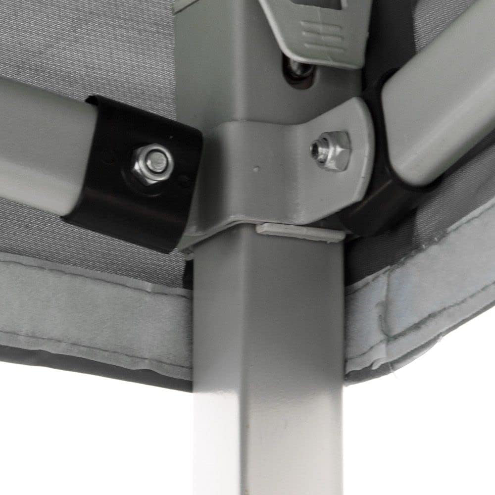 GAZEBO RICHIUDIBILE 3x3m PIEGHEVOLE A FISARMONICA PVC IMPERMEABILE MERCATO EXPO