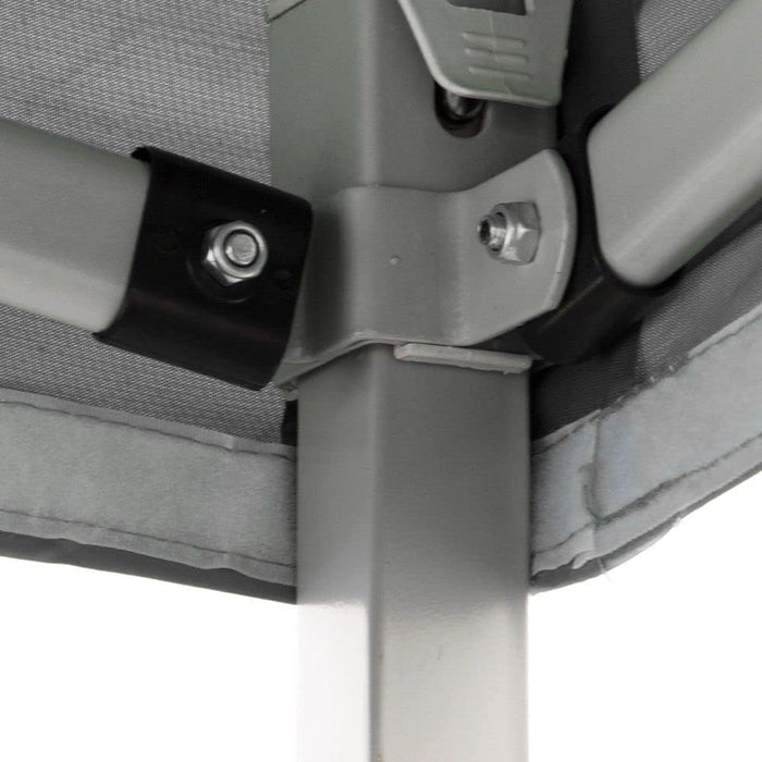 GAZEBO RICHIUDIBILE 3x3m PIEGHEVOLE A FISARMONICA PVC IMPERMEABILE MERCATO EXPO