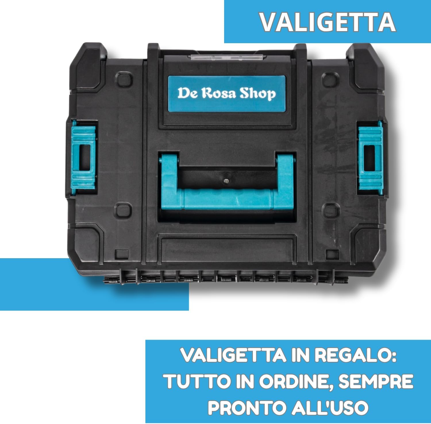Kit Completo Professionale Fai da Te, 5 in 1 con Teste Intercambiabili, Trapano, Avvitatore, Mini Motosega, Soffiatore con 2 Batterie 48V