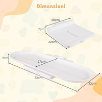 Bilancia Intelligente per Bambini, Bilancia Multifunzione con Vassoio Rimovibile, Bilancia con Bluetooth, 5 Unità e Schermo LED, Funzione Hold e Tara, LED, per Neonati Bambini