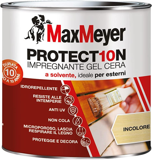 Impregnante a Solvente per Esterni PROTECT10N, Incolore, 0.75L
