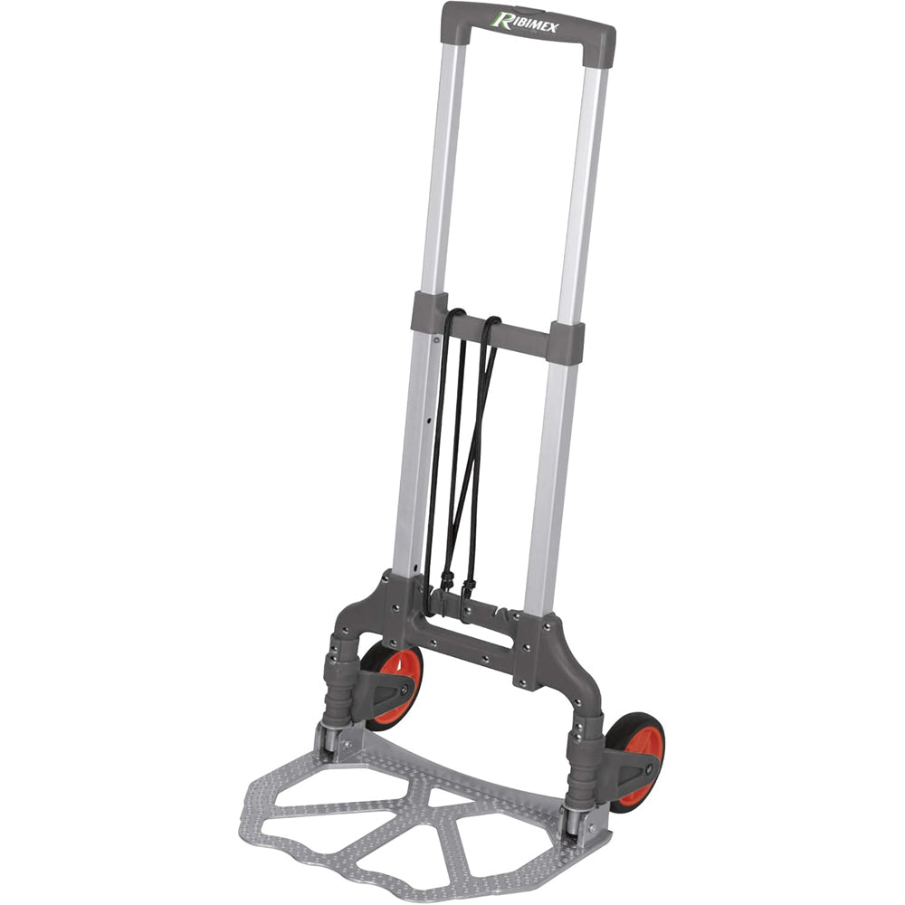 CARRELLO PORTAPACCHI SACCHI PALA PIEGHEVOLE PORTATA MAX 80Kg ALLUMINIO RIBIMEX