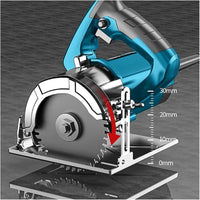 Sega Circolare per Legno, Seghetto Elettrico Multiuso per Legno, Marmo e piastrelle, Potenza 1250W, Lama da 105 mm 4 pollici.