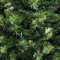 ALBERO DI NATALE h.150 cm 1,50 m BROOKLYN BASE 80 cm 356 RAMI SISTEMA A GANCIO