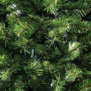 ALBERO DI NATALE h.150 cm 1,50 m BROOKLYN BASE 80 cm 356 RAMI SISTEMA A GANCIO