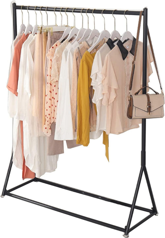 Appendiabiti Appendiabiti Appendiabiti Appendiabiti per carichi Pesanti Appendiabiti Indipendente Espositore per Abiti in Metallo per Camera da Letto Abbigliamento Home/Nero/150X40X130Cm