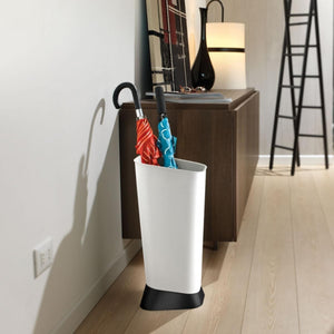 Porta Ombrelli Pluvio in Plastica per Interno ed Esterno Salvaspazio Tortora