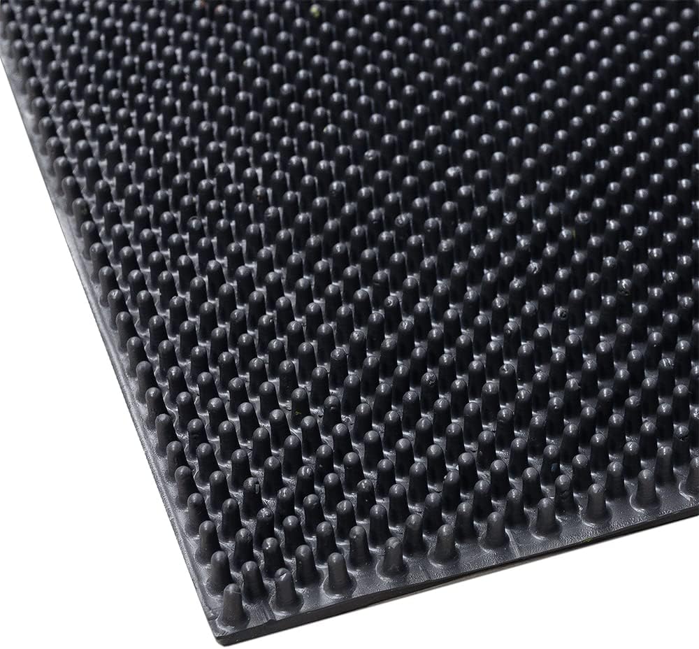 Zerbino Gomma Morbido 40x70 cm Antiscivolo Raschiafango Drenante