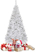 Albero di Natale 150/180/210/240 cm, Albero di Natale Bianco con 350/650/950/1138 Rami in PVC e Supporto in Metallo, Albero di Natale Artificiale per Casa, Ufficio e Negozio (150 cm)