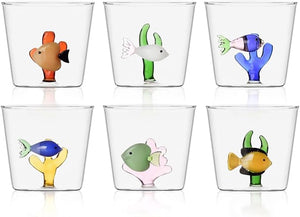 Marine Garden Tumbler Set 6 Tumbler assortiti