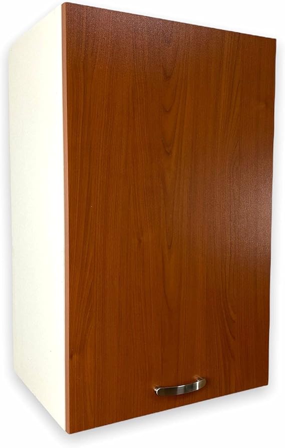 Mobile Pensile cassa bianca 90x45x33 Anta Ciliegio